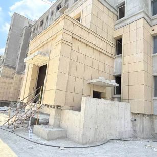 四川 黄金麻干挂，工地实拍
