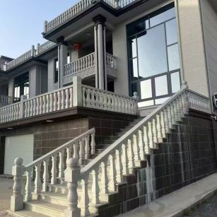 四川 芝麻白别墅阳台栏杆，楼梯栏杆