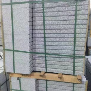 四川 5公分芝麻白，倒斜角，室外楼梯踏步