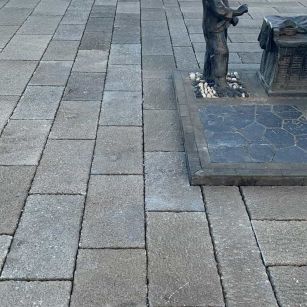四川仿古石铺装效果
