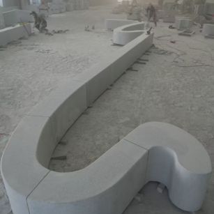 四川 花岗岩整石坐凳拼装