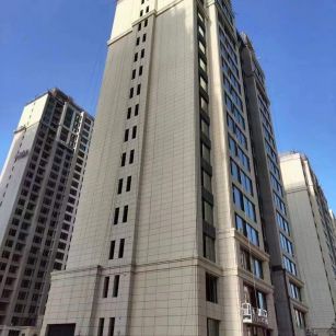 四川黄金麻高端小区，外墙干挂