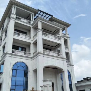 四川芝麻白别墅干挂效果展示