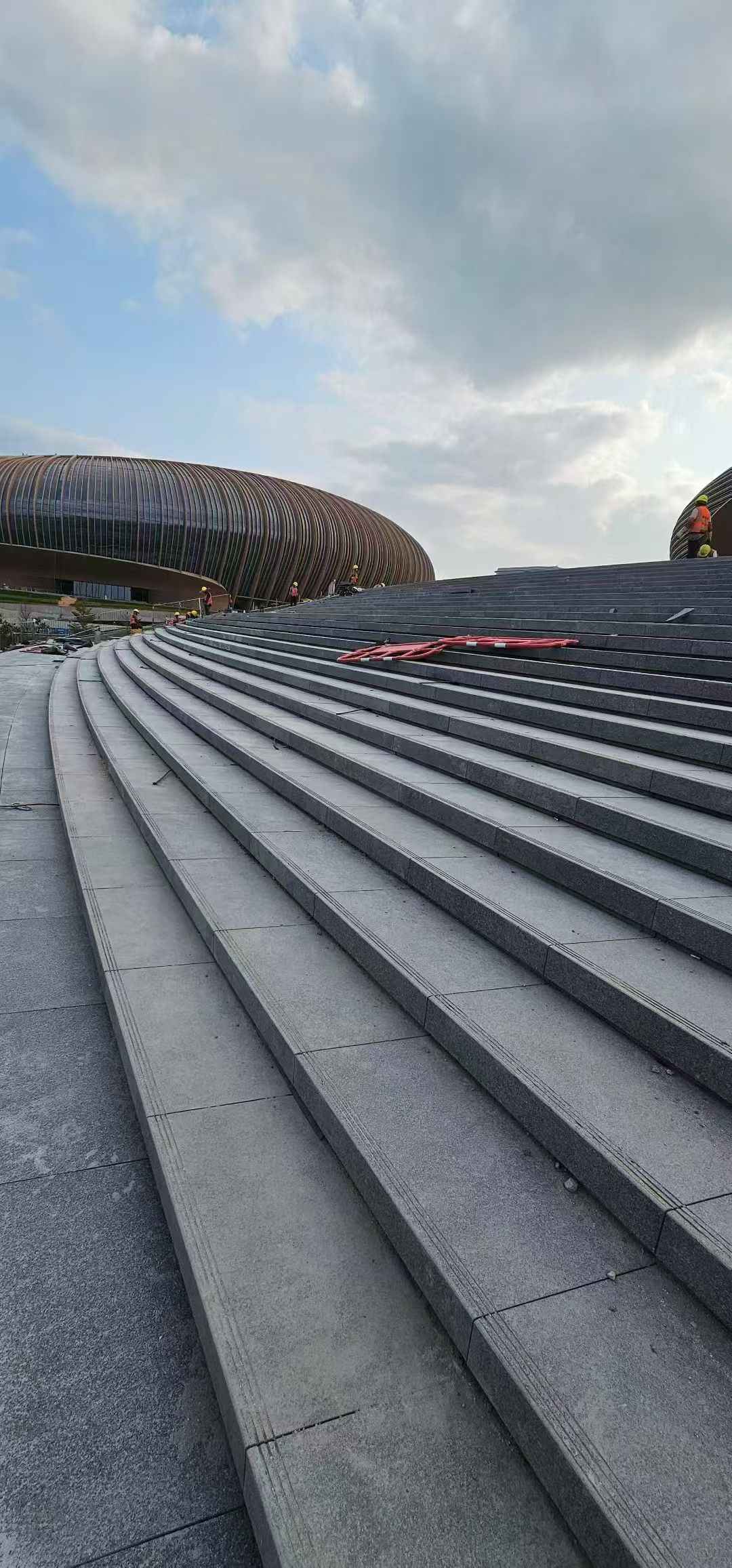 四川 弧形整石台阶铺装效果图