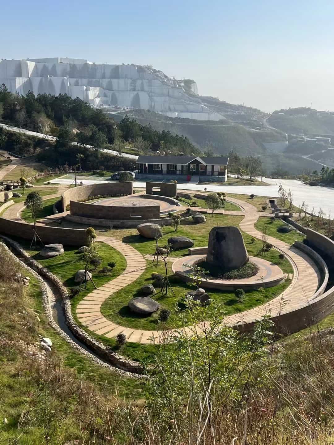 四川仿古石铺装整体效果