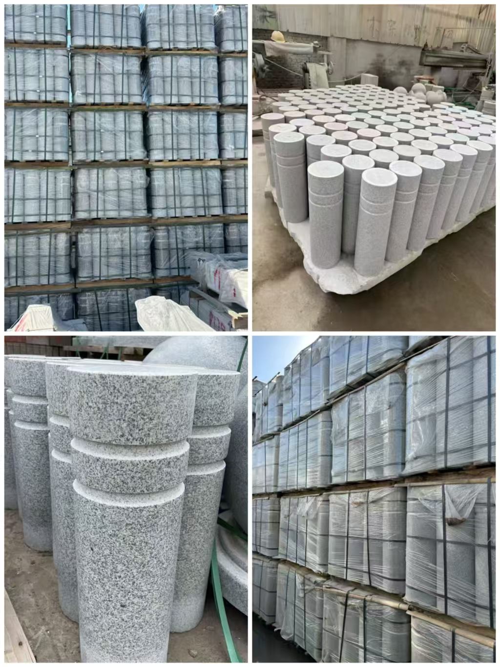 四川 芝麻白花岗岩挡车柱、隔离柱多少钱