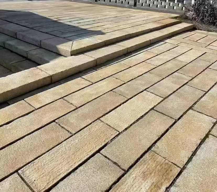 四川仿古石铺装效果
