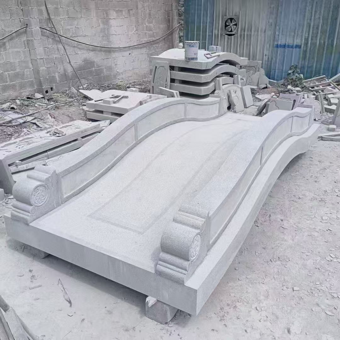 四川 芝麻灰花岗岩园林景观 小石桥