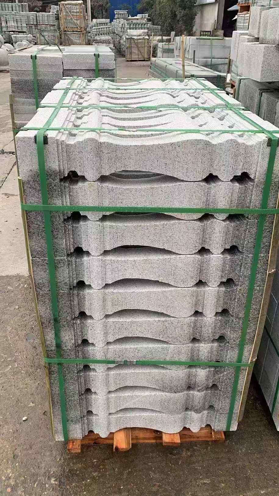 四川 芝麻白方形拉丝面，栏杆花瓶柱