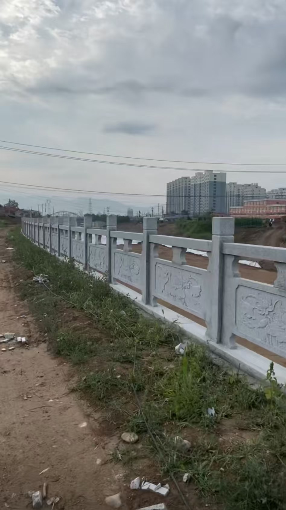 四川 石材河道栏杆